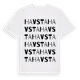 White t-shirt med Havsta ordlek t-shirt