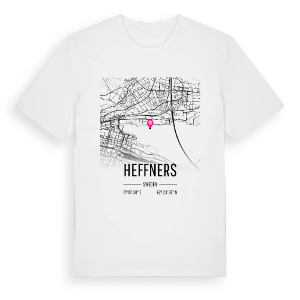 Heffners karta t-shirt – ekologisk bomull t-shirt från Pinshirt