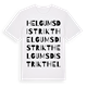 Helgums distrikt ordlek t-shirt