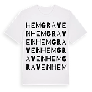Hemgraven ordlek t-shirt – ekologisk bomull t-shirt från Pinshirt