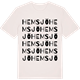 Vintage White t-shirt med Hemsjö ordlek t-shirt