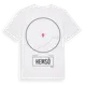 White t-shirt med Hemsö t-shirt