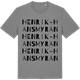 Mid Heather Gray t-shirt med Henrik-Hansmyran ordlek t-shirt