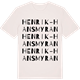 Vintage White t-shirt med Henrik-Hansmyran ordlek t-shirt