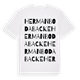 Hermanboda backe ordlek t-shirt