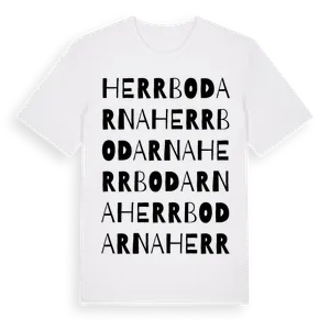 Herrbodarna ordlek t-shirt – ekologisk bomull t-shirt från Pinshirt