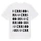 White t-shirt med Herrbodarna ordlek t-shirt