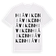 Hiåviken ordlek t-shirt