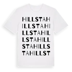 Hillsta ordlek t-shirt – ekologisk bomull t-shirt från Pinshirt
