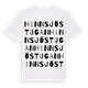Hinnsjöstugan ordlek t-shirt