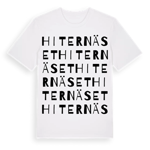 Hiternäset ordlek t-shirt – ekologisk bomull t-shirt från Pinshirt