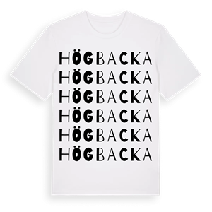 Högbacka ordlek t-shirt – ekologisk bomull t-shirt från Pinshirt