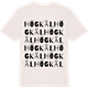 Vintage White t-shirt med Högkäl ordlek t-shirt