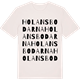 Vintage White t-shirt med Holansbodarna ordlek t-shirt