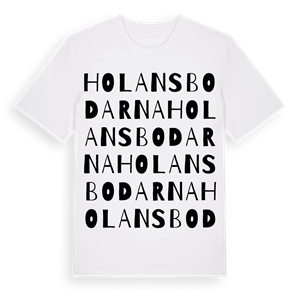 Holansbodarna ordlek t-shirt – ekologisk bomull t-shirt från Pinshirt