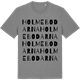 Mid Heather Gray t-shirt med Holmebodarna ordlek t-shirt