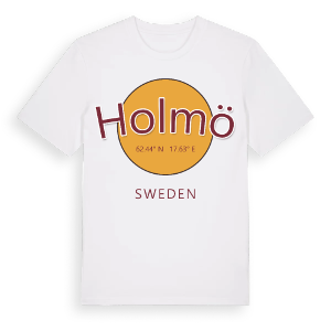 Holmö cirkel t-shirt – ekologisk bomull t-shirt från Pinshirt