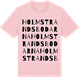 Pink Cotton t-shirt med Holmstrandsbodarna ordlek t-shirt