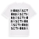 Hörnäset ordlek t-shirt