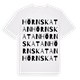 Hörnskatan ordlek t-shirt