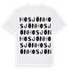 White t-shirt med Hosjön ordlek t-shirt