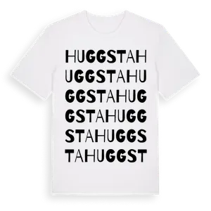 Huggsta ordlek t-shirt – ekologisk bomull t-shirt från Pinshirt