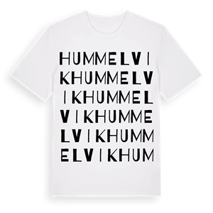 Hummelvik ordlek t-shirt – ekologisk bomull t-shirt från Pinshirt