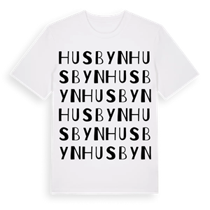Husbyn ordlek t-shirt – ekologisk bomull t-shirt från Pinshirt