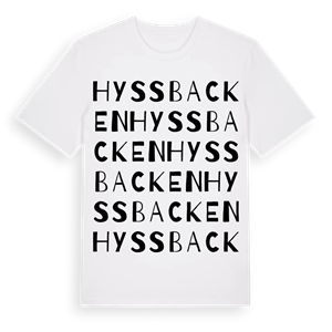 Hyssbacken ordlek t-shirt – ekologisk bomull t-shirt från Pinshirt
