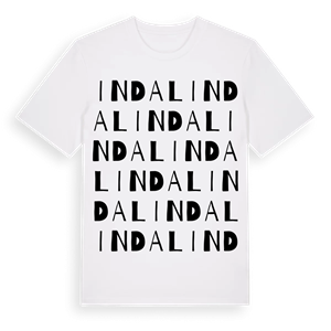 Indal ordlek t-shirt – ekologisk bomull t-shirt från Pinshirt
