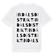 Indals distrikt ordlek t-shirt