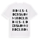 Indals-Lidens kommundel ordlek t-shirt