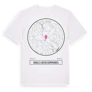 Indals-Lidens kommundel t-shirt – ekologisk bomull t-shirt från Pinshirt