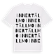Innertällmo ordlek t-shirt
