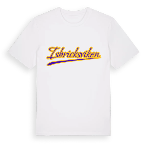 Isbricksviken baseball t-shirt – ekologisk bomull t-shirt från Pinshirt
