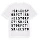 Israelstorpet ordlek t-shirt