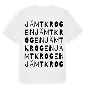 Jämtkrogen ordlek t-shirt – ekologisk bomull t-shirt från Pinshirt