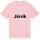 Pink Cotton t-shirt med Järvik fetstil t-shirt