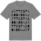 Mid Heather Gray t-shirt med Jättestabodarna ordlek t-shirt