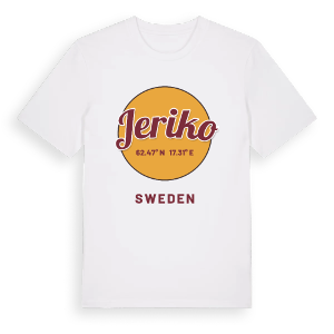 Jeriko cirkel t-shirt – ekologisk bomull t-shirt från Pinshirt