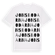 White t-shirt med Jonsbodarna ordlek t-shirt