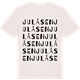 Vintage White t-shirt med Julåsen ordlek t-shirt