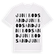 Junibodsand ordlek t-shirt