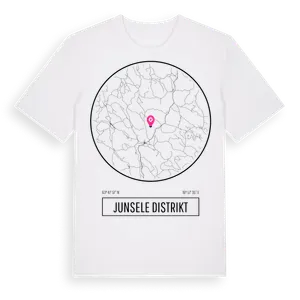Junsele Distrikt t-shirt – ekologisk bomull t-shirt från Pinshirt