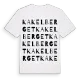 Kakelberget ordlek t-shirt