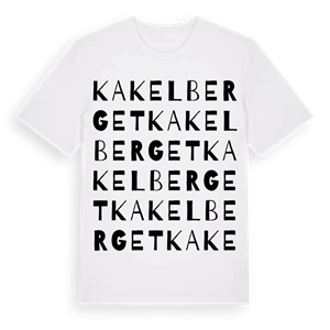 Kakelberget ordlek t-shirt – ekologisk bomull t-shirt från Pinshirt