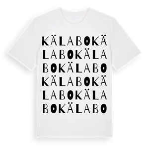 Kälabo ordlek t-shirt – ekologisk bomull t-shirt från Pinshirt