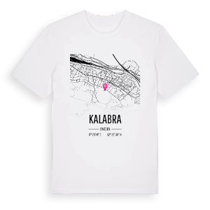 Kalabra karta t-shirt – ekologisk bomull t-shirt från Pinshirt
