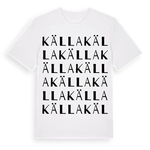 Källa ordlek t-shirt – ekologisk bomull t-shirt från Pinshirt