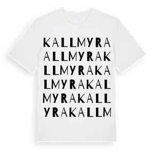 Kallmyra ordlek t-shirt – ekologisk bomull t-shirt från Pinshirt